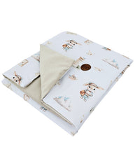 Educational blanket mat with lining VELVET POSTMAN