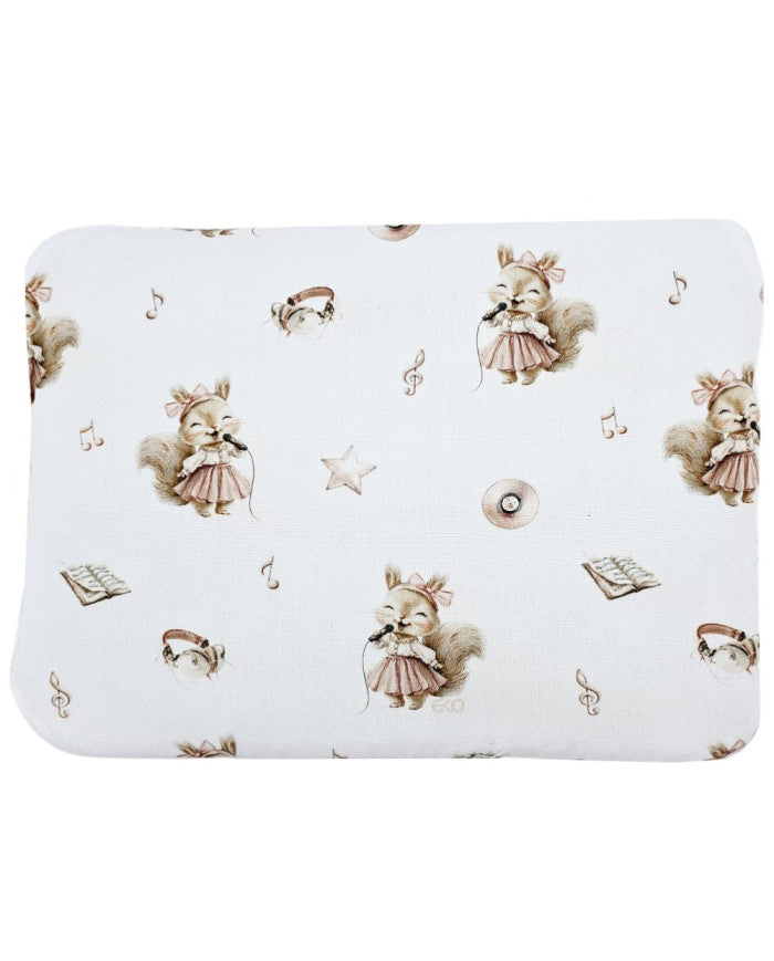 Plat kussen 30x40 cm - Bamboe + Bouclé ZANGER