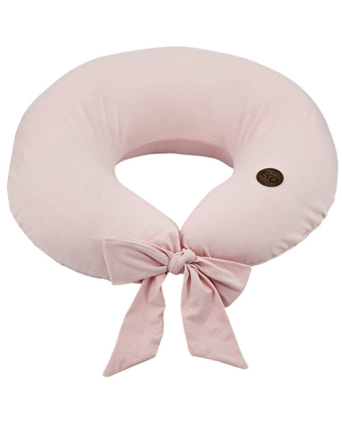 Jersey Nursing Pillow – Soft & Elastic Breastfeeding Support PINK