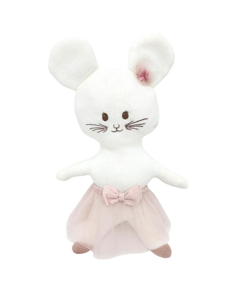 Knitted animal BALLERINA MOUSE