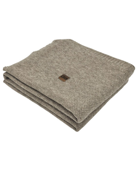 Knitted blanket 200x220 cm - MILANO200 TAUPE