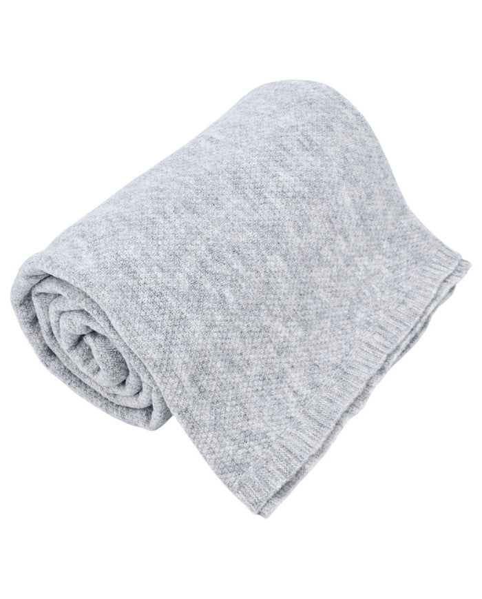 Knitted blanket 150x200 cm - MILANO PEARL
