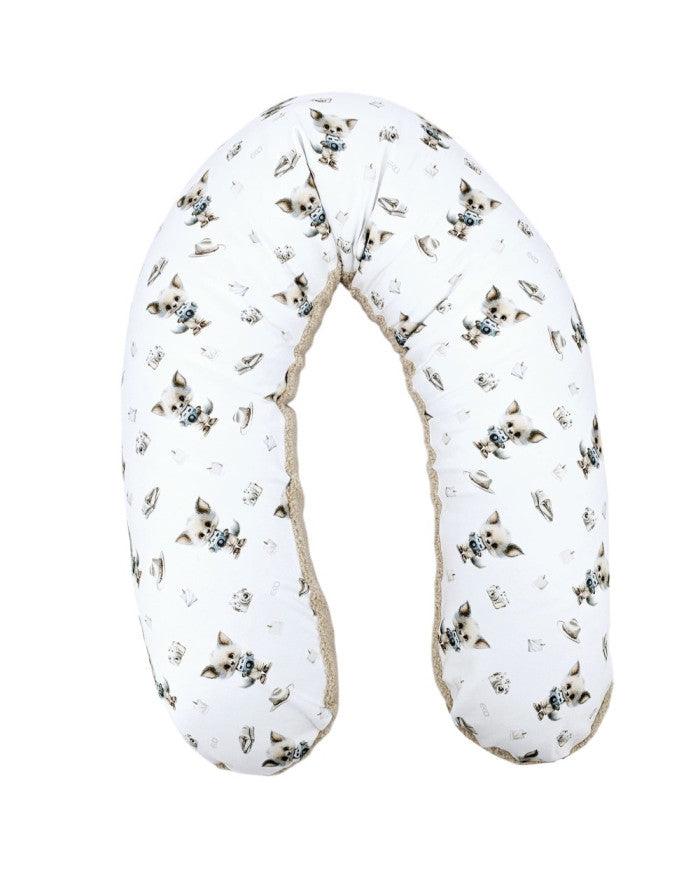 Large Nursing Pillow Bamboo + Bouclé – Luxury Comfort & Hygiene PHOTOGRAPHER