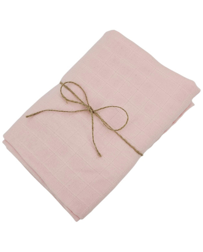 Lightweight Muslin Swaddle – Breathable & Soft for Sensitive Skin 120 x 120 cm 1pcs. PINK