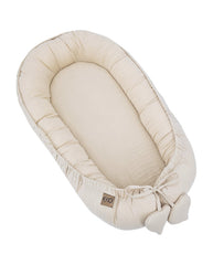 Muslin baby cocoon LATTE