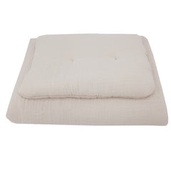 Muslin cot bedding  set BEIGE