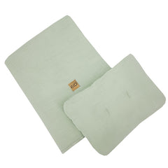 Muslin cot bedding  set MINT
