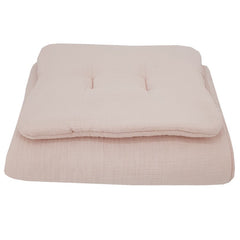 Muslin cot bedding  set ROSE PINK