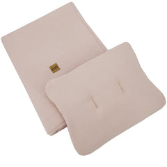 Muslin cot bedding  set ROSE PINK