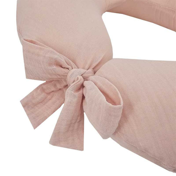 Muslin feeding croissant ROSE PINK