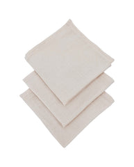 Muslin Nappies 30x30cm 3pcs. ROSE PINK