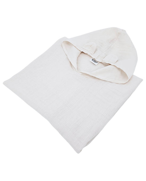 Muslin Poncho BEIGE