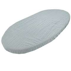 Muslin sheet with elastic band 40 x 80 cm MINT