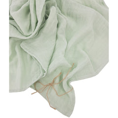 MUSLIN SWADDLE & NAPPY 80 x 80 cm 1pcs. MINT