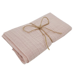 MUSLIN SWADDLE & NAPPY 80 x 80 cm 2pcs. ROSE PINK