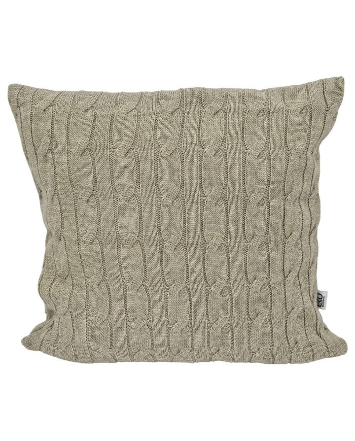 Knitted pillowcase 45x45 cm - VERONA LATTE