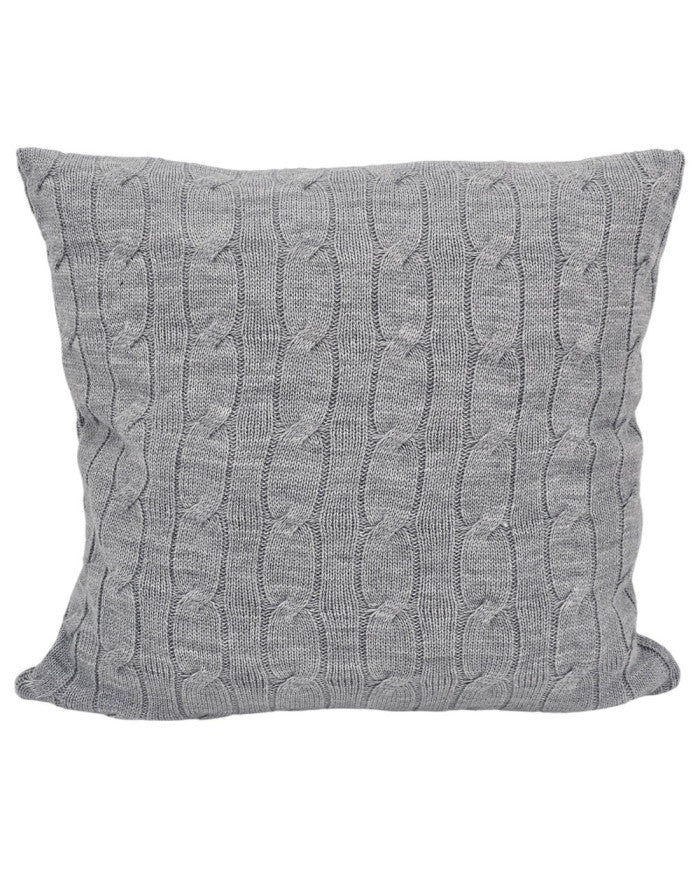 Knitted pillowcase 45x45 cm - VERONA POPIEL