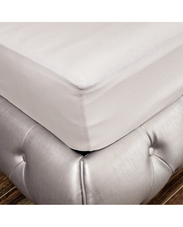 Jersey hoeslaken met elastiek 160x200x30 cm poederroze