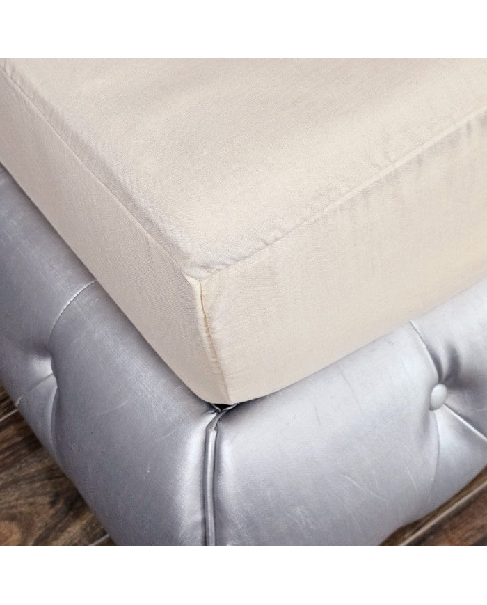 Mousseline hoeslaken met elastische band 160x200x30 cm LATTE