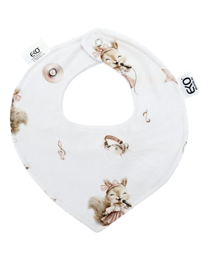 Pull-up bib BAMBOO SINGER/WHITE