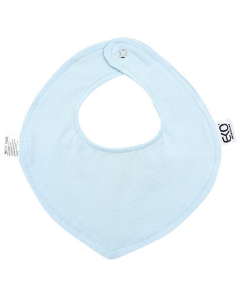 Pull-up bib Cotton+Muslin BLUE