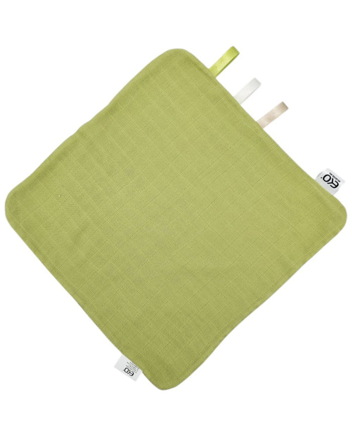 Bavoir d'épaule doux pour bébé – Coton absorbant et mousseline délicate VERT
