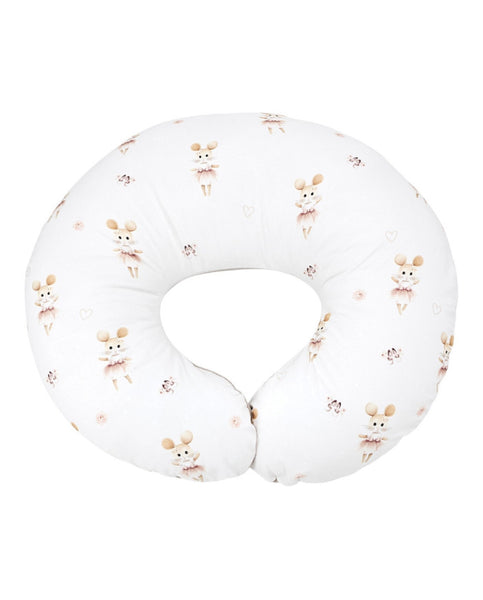 Velvet breastfeeding croissant BALLERINA MOUSE