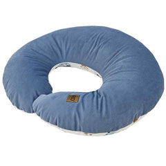 Velvet breastfeeding croissant GIRAFFE/BLUE