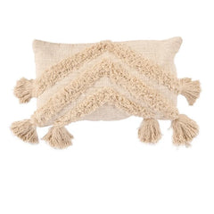 The Nomad Tassel Cushion Cover - Cream