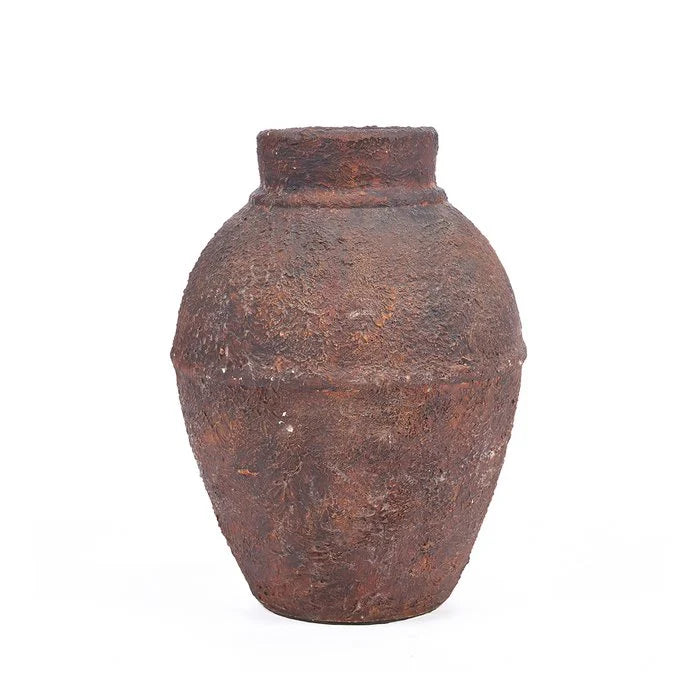 The Amphora Rustica Vase - Burgundy - M