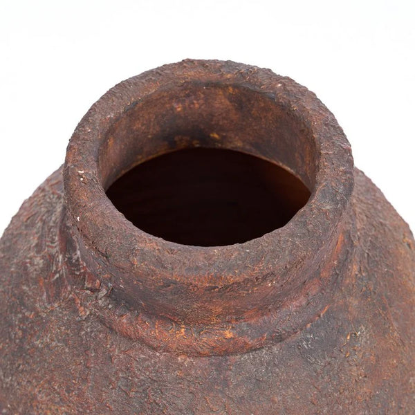 The Amphora Rustica Vase - Burgundy - M